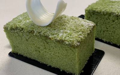 Matcha cake με γιαούρτι