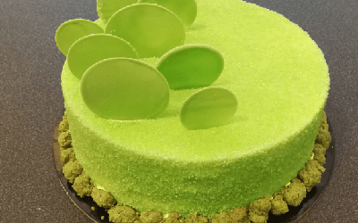 Matcha Tea Layered Cake