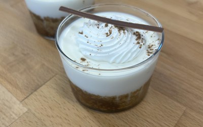 Καρυδόπιτα με panacotta