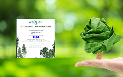 Tree Planting Certificate for Sefco Zeelandia