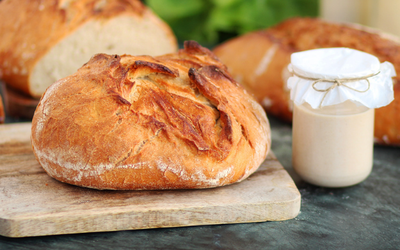 Slow fermentation cool raised bread